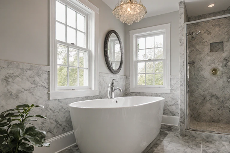 NexRemodel Customer Success Story: Peel-Off Tile Bathroom Renovation and Vertical Seam Metal Roofing Installation